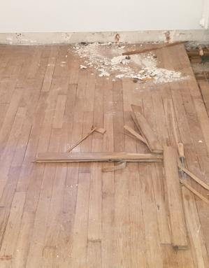 Réparation de parquet abimé 