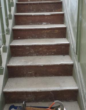 Rénovation d'escalier en bois