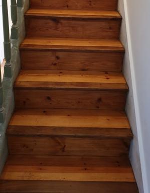Rénovation d'escalier en bois