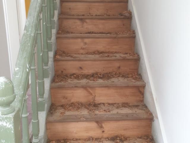 Rénovation d'escalier ancien