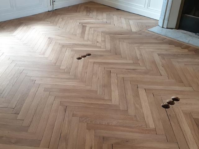 Parquet remis à neuf