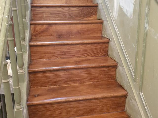 Rénovation d'escalier en bois