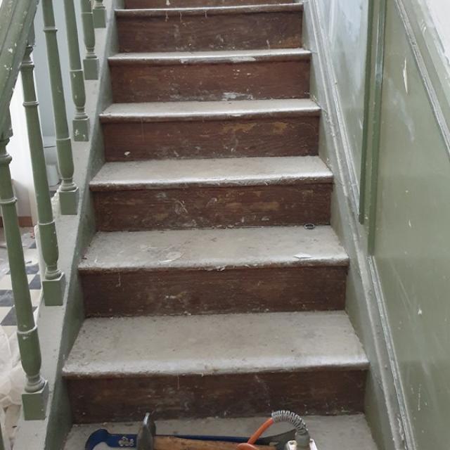 Rénovation d'escalier en bois