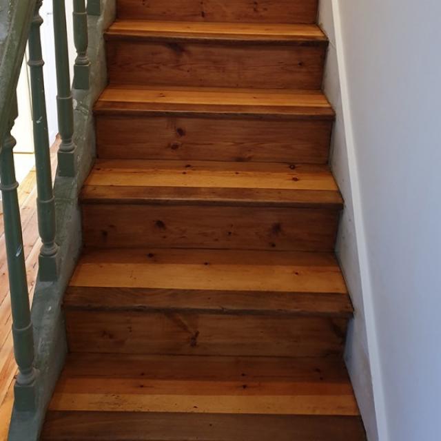 Rénovation d'escalier en bois